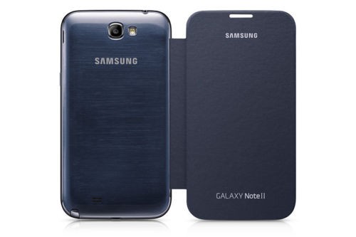 For Samsung Galaxy Note 2 II N7100, Dark Blue Mobile Phone Case Cover, Flip Housing Cover