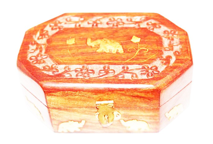 Etikoppaka Wooden Storage Box (Oval Shaped)