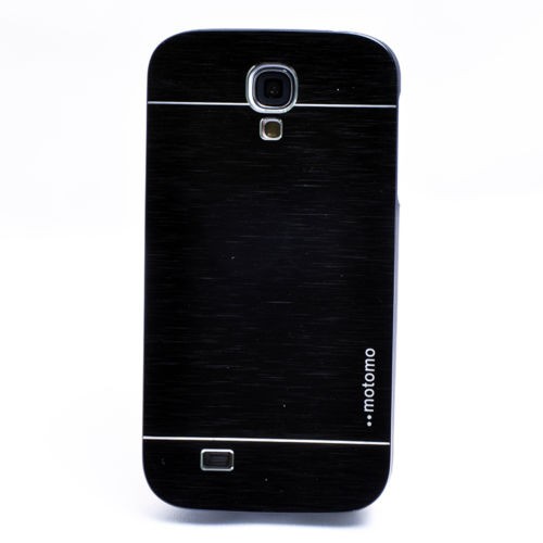 For Samsung Galaxy S5 I9600, Black Mobile Case Cover, Motomo Hard Metal Phone Case Cover