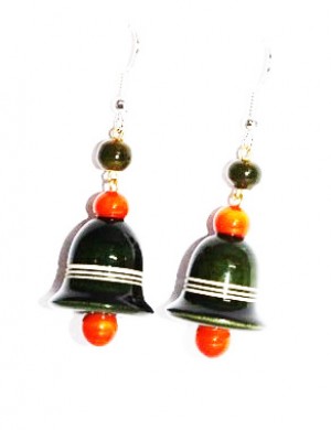 Etikoppaka Wooden Hanging Earrings (Model 4)